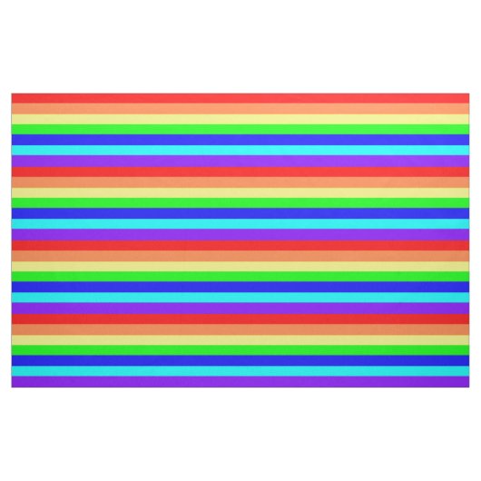 レインボーストライプズ ファブリック (ファットクウォーター)