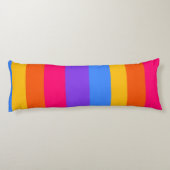レインボーストライプズ ボディピロー (裏面)