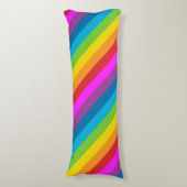 レインボーストライプズ ボディピロー (正面縦)