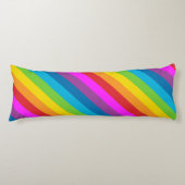 レインボーストライプズ ボディピロー (正面)