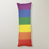 レインボーストライプズ ボディピロー (裏面 (縦))