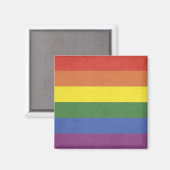 レインボーストライプズ マグネット (正面/裏面)