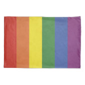 レインボーストライプズ 枕カバー (裏面)