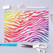 レインボーストライプズ 薄葉紙 (クラフト)