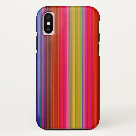 レインボーストライプズ Case-Mate iPhoneケース (裏面)