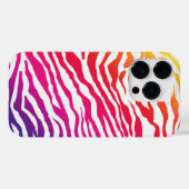 レインボーストライプズ Case-Mate iPhoneケース (裏面 (横))