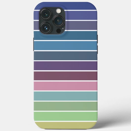 レインボーストライプズ Case-Mate iPhoneケース (裏面)