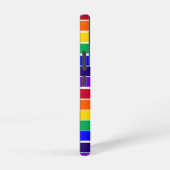 レインボーストライプズ SAMSUNG GALAXYケース (右側面)