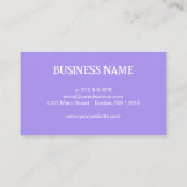 レインボーストライプハート10あなたのロゴロイヤリティパンチ ロイヤリティカード (裏面)