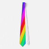 レインボーストライプパターン ネクタイ (正面)