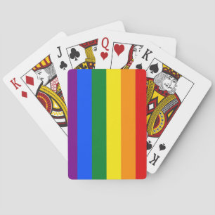 レインボーストライプパタ遊ーンのカード愛はlgbt トランプ