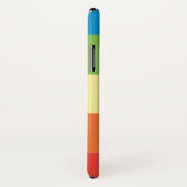 レインボーストライプパーソナライズされた名 Case-Mate iPhoneケース (裏面/右)