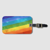 レインボーストライプラゲッジタグ ラゲッジタグ (正面横)
