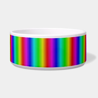 レインボーストライプ、アートデコパターン ボウル