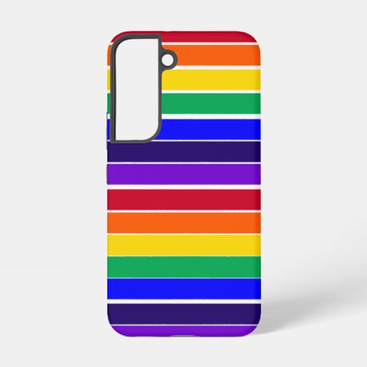 レインボーストライプ SAMSUNG GALAXYケース (裏面)