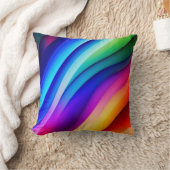 レインボーストリーク クッション (ブランケット)