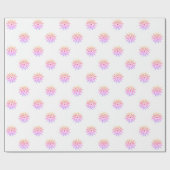 レインボースノーフレーク ラッピングペーパー (フラット)