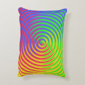 レインボースパイラルアクセント枕 アクセントクッション (裏面(縦))