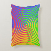 レインボースパイラルアクセント枕 アクセントクッション (正面(垂直))