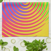 レインボースパイラルキッチンタオル キッチンタオル (折り畳み)