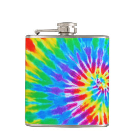 レインボースパイラルタイ – 染料フラスコ フラスク