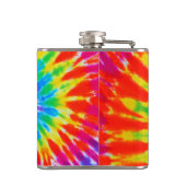 レインボースパイラルタイ – 染料フラスコ フラスク (裏面)