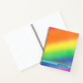 レインボースパイラルノート ノートブック (内部)