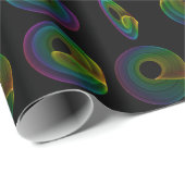 レインボースパイラルフラクタンズラージサイズ ラッピングペーパー (ロールコーナー)