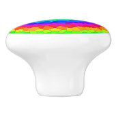 レインボースパイラルモザイクタイル セラミックノブ (側面)