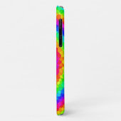 レインボースパイラルモザイクタイル Case-Mate iPhoneケース (裏面/左)