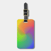 レインボースパイラルラゲッジタグ ラゲッジタグ (正面縦)
