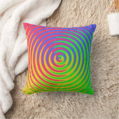 レインボースパイラル装飾用クッション クッション (ブランケット)