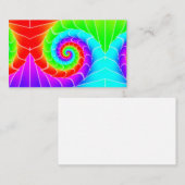 レインボースパイラル鏡おもしろい 名刺 (正面/裏面)