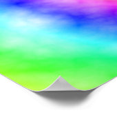 レインボースパイラル陰陽ポスター ポスター (角)