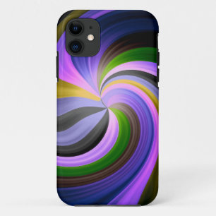 レインボースパイラル魔法ファンタジー iPhone 11 ケース