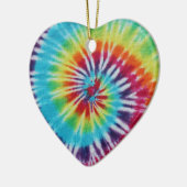 レインボースパイラル2面 セラミックオーナメント (左)