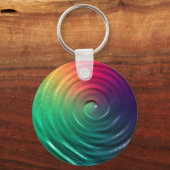 レインボースパイラル キーホルダー (正面)