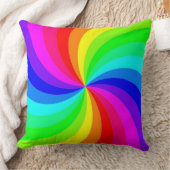 レインボースパイラル クッション (ブランケット)
