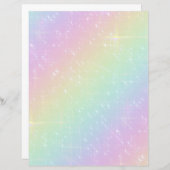 レインボースパルクルススクラップブック紙 (正面/裏面)