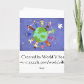 レインボースパークルLGBTクリスマスカード シーズンカード (裏面)