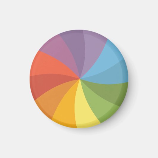 レインボースピニングホイール マグネット (正面)