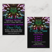 レインボースピリットパーティーイベントミニフライヤー 名刺 (正面/裏面)