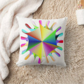 レインボースプラット装飾用クッション クッション (ブランケット)