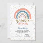 レインボースプリンクルバイメール招待状 招待状 (正面)