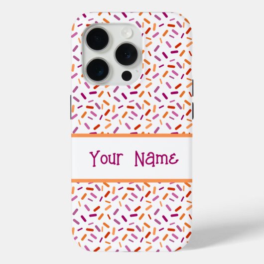 レインボースプリンクルレズビアンプライド国旗 Case-Mate iPhoneケース (裏面)