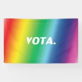 レインボースペインのカラーゲイプライドlgbtの投票 横断幕 (横)