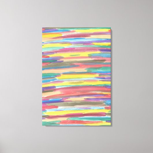 レインボースペクトラムアート抽象芸術キャンバス印刷 キャンバスプリント (正面)
