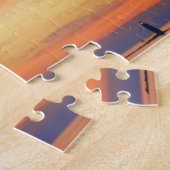 レインボースペクトルサンライズポートランドヘッドライトハウス ジグソーパズル (側面)