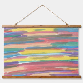 レインボースペクトル抽象芸術 吊り下げ型タペストリー