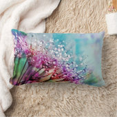 レインボースペクトル花 ランバークッション (ブランケット)